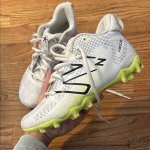 New Balance Kids' White and Yellow Athletic Shoes